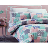 Darrahopens Home & Garden > Bedding Belmondo Gouache Niro Easy Care Quilt Cover Set Queen