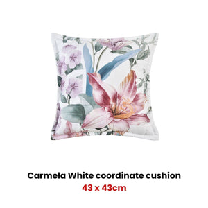 Darrahopens Home & Garden > Bedding Bianca Carmela White Coordinate Square Filled Cushion