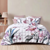 Darrahopens Home & Garden > Bedding Bianca Carmela White Polyester Bedspread Set Double