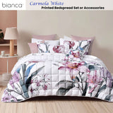 Darrahopens Home & Garden > Bedding Bianca Carmela White Polyester Bedspread Set Double