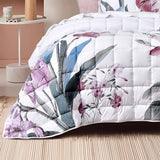 Darrahopens Home & Garden > Bedding Bianca Carmela White Polyester Bedspread Set Double