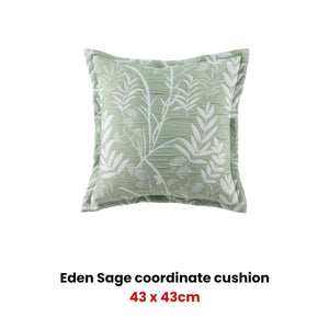 Darrahopens Home & Garden > Bedding Bianca Eden Sage Coordinate Square Filled Cushion