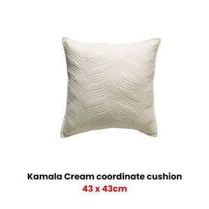 Darrahopens Home & Garden > Bedding Bianca Kamala Cream Coordinate Square Filled Cushion