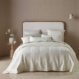 Darrahopens Home & Garden > Bedding Bianca Kamala Cream Embossed Bedspread Set Double