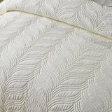 Darrahopens Home & Garden > Bedding Bianca Kamala Cream Embossed Bedspread Set Double