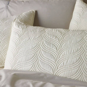 Darrahopens Home & Garden > Bedding Bianca Kamala Cream Embossed Bedspread Set King