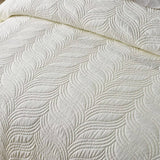 Darrahopens Home & Garden > Bedding Bianca Kamala Cream Embossed Bedspread Set Single