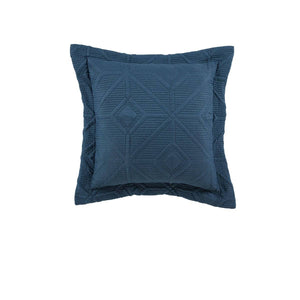 Darrahopens Home & Garden > Bedding Bianca Kazimir Navy Square Filled Cushion