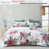 Darrahopens Home & Garden > Bedding Bianca Nikita White Polyester Coverlet Set Queen/King