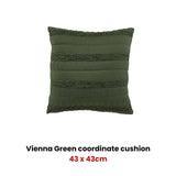 Darrahopens Home & Garden > Bedding Bianca Vienna Green Coordinate Square Filled Cushion