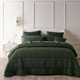 Darrahopens Home & Garden > Bedding Bianca Vienna Green Textured Bedspread Set Queen