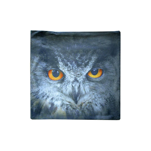 Darrahopens Home & Garden > Bedding Black Owl Square Cushion Cover