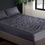 Darrahopens Home & Garden > Bedding Giselle Bedding Mattress Topper Pillowtop 3-Zone Mat Pad Double