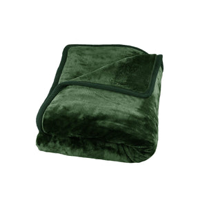 Darrahopens Home & Garden > Bedding J Elliot Home 800GSM Luxury Winter Thick Mink Blanket Sea Kelp Queen