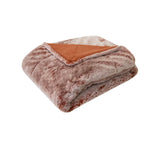 Darrahopens Home & Garden > Bedding J Elliot Home Archie Terracotta Faux Fur Throw Rug 130 x 160cm