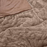 Darrahopens Home & Garden > Bedding J Elliot Home Rita Woodsmoke Faux Mohair Throw Rug 130 x 160cm