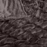 Darrahopens Home & Garden > Bedding J Elliot Home Skyler Chocolate Faux Fur Throw Rug 130 x 160cm