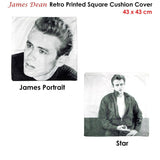 Darrahopens Home & Garden > Bedding James Dean Star Square Cushion Cover