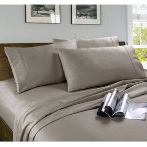 Darrahopens Home & Garden > Bedding Kingtex Microfibre Sheet Set Coffee Double