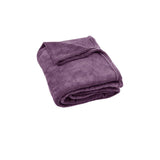 Darrahopens Home & Garden > Bedding Light Weight Coral Fleece Throw Rug 150x200 cm Mauve