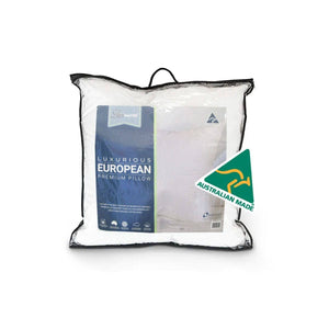 Darrahopens Home & Garden > Bedding LoftMaster Luxurious Cotton Cover Premium European Pillow 65 x 65 cm