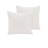 Darrahopens Home & Garden > Bedding Pair of  280TC Polyester Cotton European Pillowcases Ivory