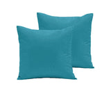 Darrahopens Home & Garden > Bedding Pair of  280TC Polyester Cotton European Pillowcases Peacock