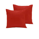 Darrahopens Home & Garden > Bedding Pair of  280TC Polyester Cotton European Pillowcases Red