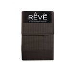 Darrahopens Home & Garden > Bedding Pair of Reve 100% Cotton Standard Pillowcases 48 x 74 cm Multistripe Chocolate