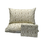 Darrahopens Home & Garden > Bedding Polyester Cotton Swirls Cream Quilt Cover Set King