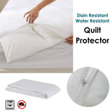 Darrahopens Home & Garden > Bedding Stain/ Water Resistant Quilt Protector Double