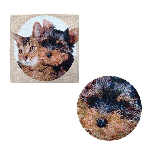 Darrahopens Home & Garden > Bedding Tapestry Pet Cat Dog Square Cushion Cover Design 1