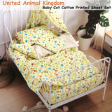 Darrahopens Home & Garden > Bedding United Animal Kingdom Baby 100% Cotton Printed Sheet Set Cot Size