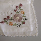 Darrahopens Home & Garden > Bedding Victoriana Cream Applique Embroidered Cushion Cover 45 x 45 cm