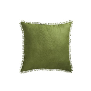 Darrahopens Home & Garden > Bedding Vintage Design Homewares Olive French Linen Filled Cushion Square - 55cm x 55cm