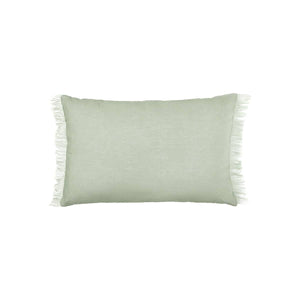 Darrahopens Home & Garden > Bedding Vintage Design Homewares Sage French Linen Filled Cushion Oblong - 35cm x 55cm