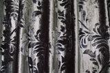 Darrahopens Home & Garden > Curtains Large Thick Velvet Curtains Stunning Flocking 580x270cm+Hook Pinch Pleat Silver Grey