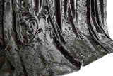 Darrahopens Home & Garden > Curtains Large Thick Velvet Curtains Stunning Flocking 580x270cm+Hook Pinch Pleat Silver Grey