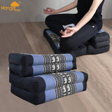 Darrahopens Home & Garden > Decor 3-Fold Zafu Meditation Cushion Set BlueEle