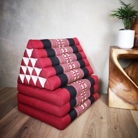 Darrahopens Home & Garden > Decor Jumbo Thai Triangle Pillow THREE FOLDS R-Ele