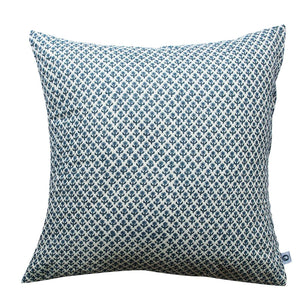 Darrahopens Home & Garden > Decor Kolka Indigo Quilted Euro Cushion Cover Sham Pillow Case Decorative - Blue