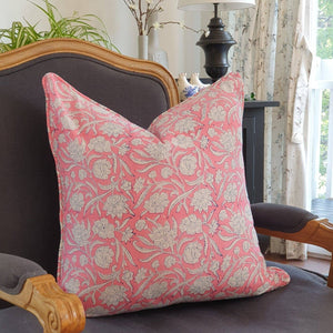 Darrahopens Home & Garden > Decor Kolka Pastel Pink Decorative Soft Cotton Voile Decorative Cushion - Pink