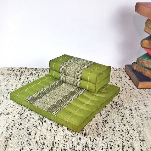 Darrahopens Home & Garden > Decor Meditation Cushion + Seating Block Set Green