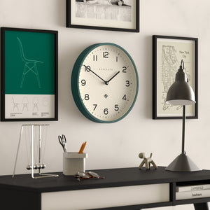 Darrahopens Home & Garden > Decor Newgate Number Three Echo Wall Clock Green