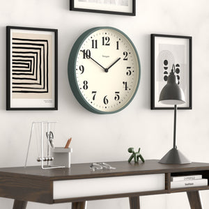 Darrahopens Home & Garden > Decor Newgate Number Two Wall Clock Asparagus Green