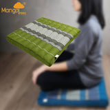 Darrahopens Home & Garden > Decor Thai Kapok Meditation Cushion Yoga Seat Green