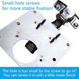 Darrahopens Home & Garden > DIY 4 Pcs Kitchen Cupboard Door Cabinet Hinges Repair Plate Brackets Kit Fixing Screws