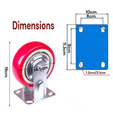 Darrahopens Home & Garden > DIY 6 inch Industrial  Caster Wheels Fixed Casters Castor Wheels Cart Furniture Workbench