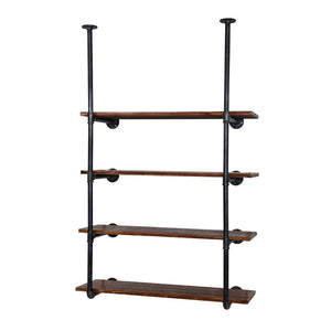 darrahopens Home & Garden > DIY Artiss Wall Display Shelves Industrial Bookshelf DIY Pipe Shelf Rustic Brackets