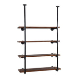 darrahopens Home & Garden > DIY Artiss Wall Display Shelves Industrial Bookshelf DIY Pipe Shelf Rustic Brackets